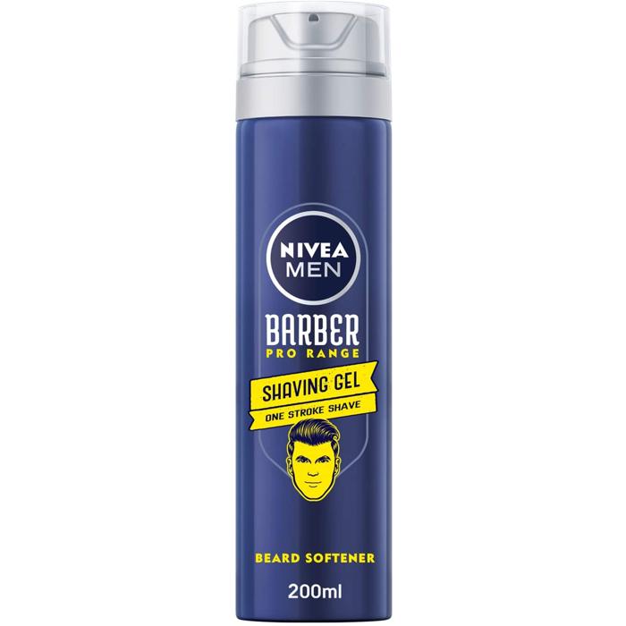 NIVEA MEN BAREBER SHAVE GEL 200 ML 