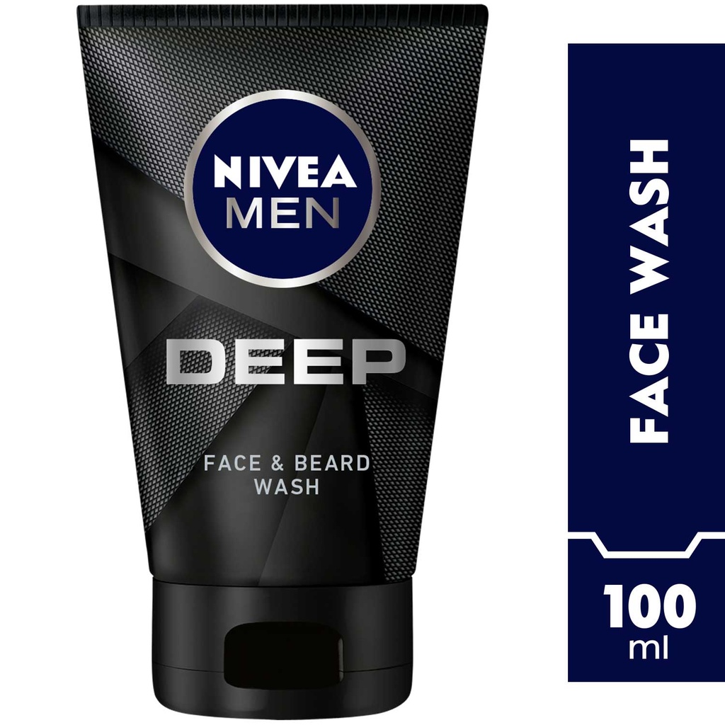 NIVEA MEN DEEP CLEAN FACE BREAD WASH 100 ML