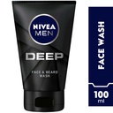 NIVEA MEN DEEP CLEAN FACE BREAD WASH 100 ML