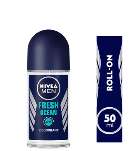 NIVEA MEN DEODRANT FRESH OCEAN ROLL 50 ML