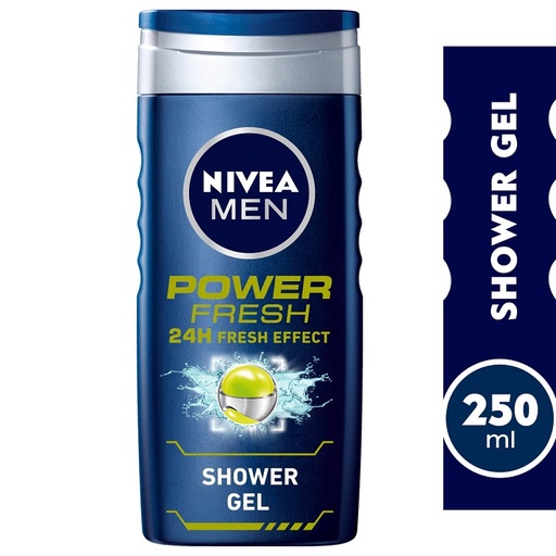 NIVEA MEN SHOWER GEL POWER FRESH 250 ML 