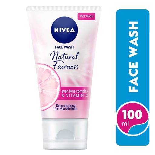 NIVEA NATURAL FAIRNESS FACE WASH 100 ML 86724