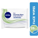 NIVEA PURE FACIAL CLEANSING WIPES 25 PC ART.81266