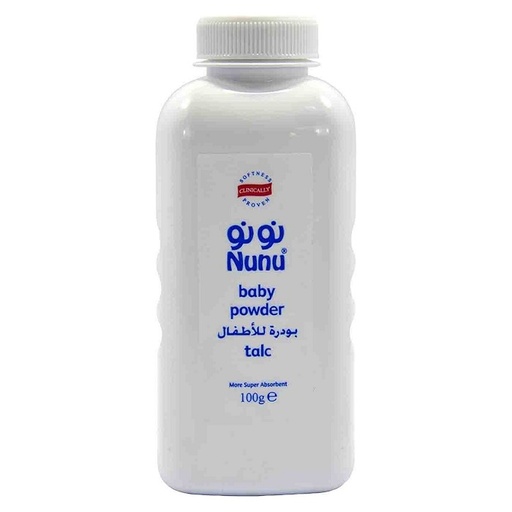 NUNU BABY POWDER TALC 100 G