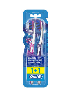 ORAL B PRO FLEX LUXE T/B MED 1+1 FREE