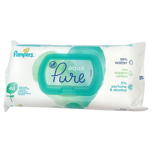 Pampers baby sale wipes aqua pure