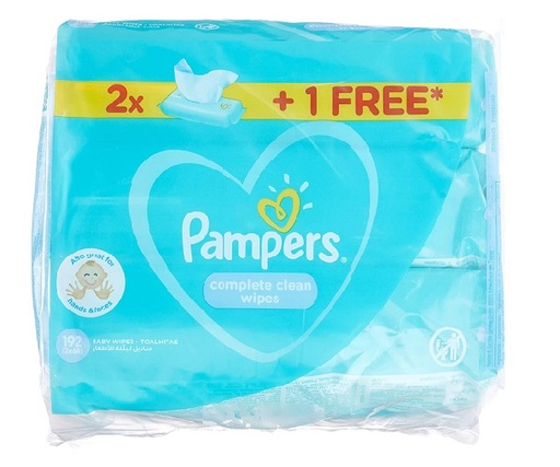 PAMPERS FRESH CLEAN WIPES 162 WIPES   1 pack