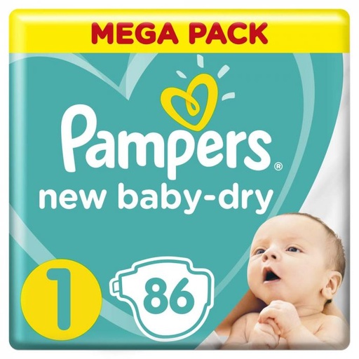 PAMPERS NO 1 NEW BORN 86 DIAPER 1 Pack