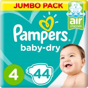 PAMPERS NO4 LARGE 7-18 KG 44 DIAPER  1 Pack