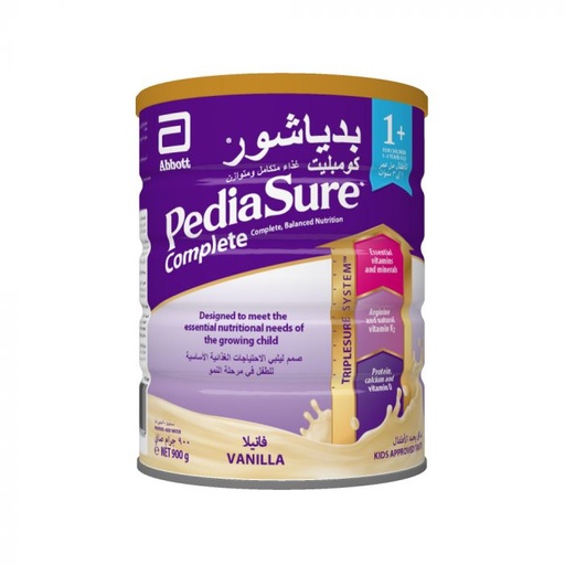 PEDIASURE COMPLETE VANILLA 1 PLUS 900 GM 