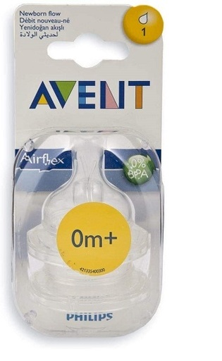 PHILIPS AVENT SILICON TEATS SCF 631/27 1 HOLE