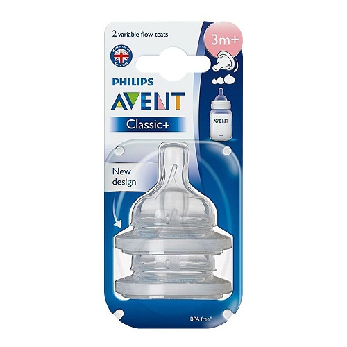 PHILIPS AVENT SILICON TEATS VARIABLE SCF 635 / 27