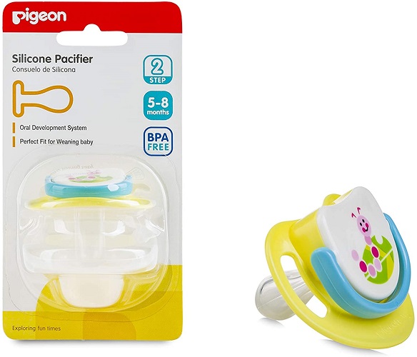 PIGEON SILICON PACIFIER S-3 GRIRAFFE BPA FREE