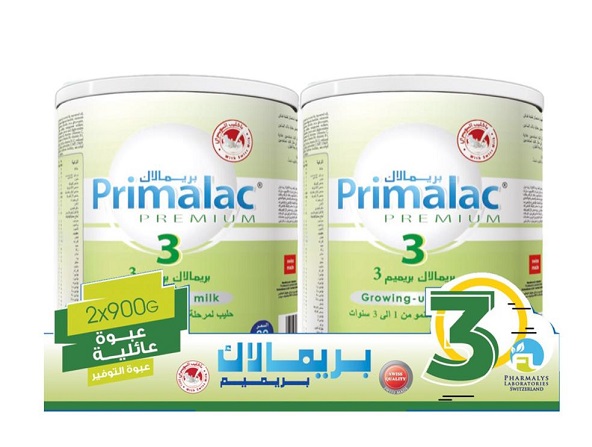 PRIMALAC NO 3   2 X 900 GM TWIN PACK  OFFER