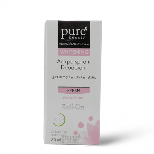 PURE BEAUTY  WHITENING LIGHTLY SCENTED ROLL 60 ML