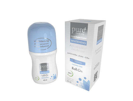 PURE BEAUTY DEODRANT WHITENING ORIGINAL ROLL 60 ML