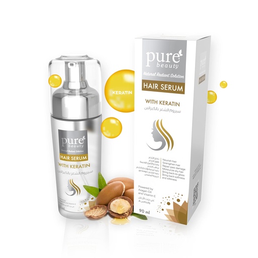 PURE BEAUTY HAIR SERUM WITH KERATIN 90 ML 