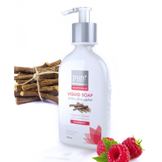 PURE BEAUTY WHITE LIQUID RASBERRY SOAP 200 ML 