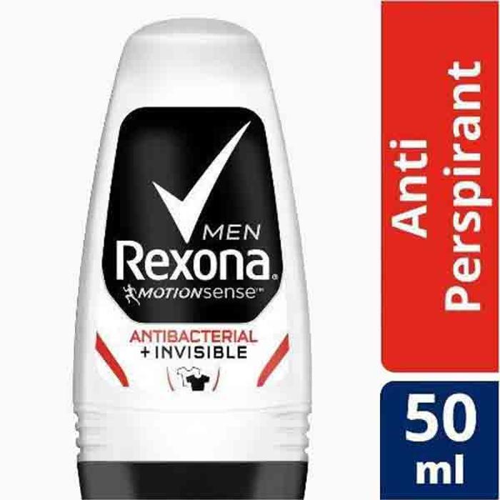 REXONA ANTIBACTERIAL INBISIBLE DEO ROLL MAN 50 ML