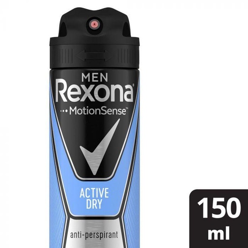 REXONA DEO SPRAY ACTIVE DRY 150 ML