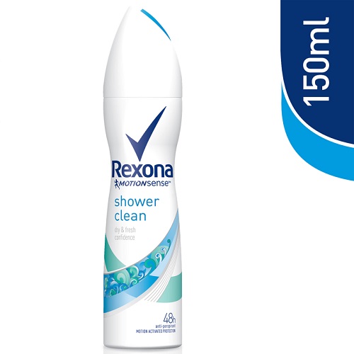 REXONA WOMEN SHOWER CLEAN SPRAY 150 ML