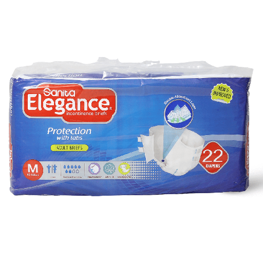 SANITA ELEGANCE ADULT MEDIUM 22 DIAPER 1 Pack